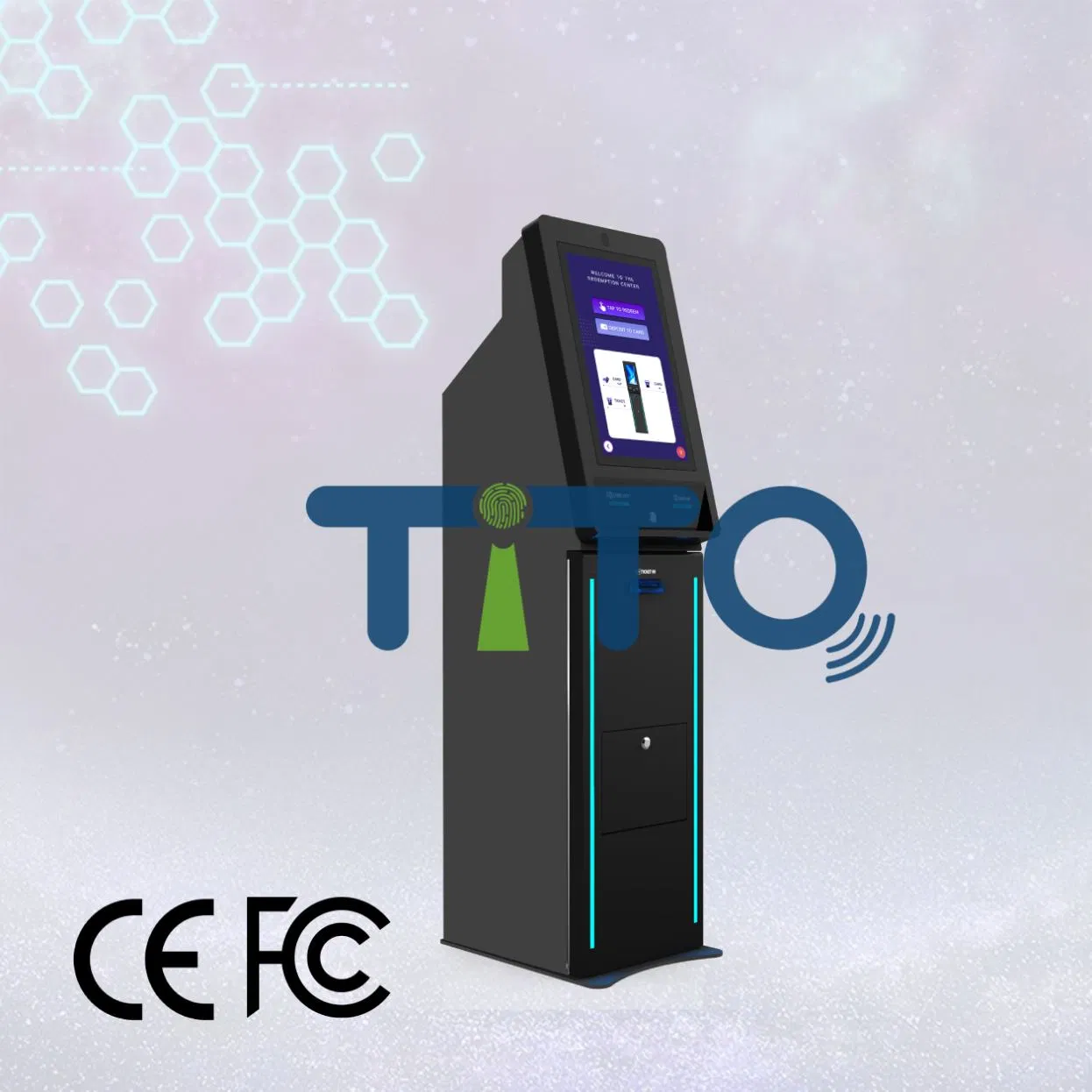Ticket Redemption Kiosk with Bill Validator & Gift Card Dispenser for Video Game Cabinets and Arcade Shopping Centers