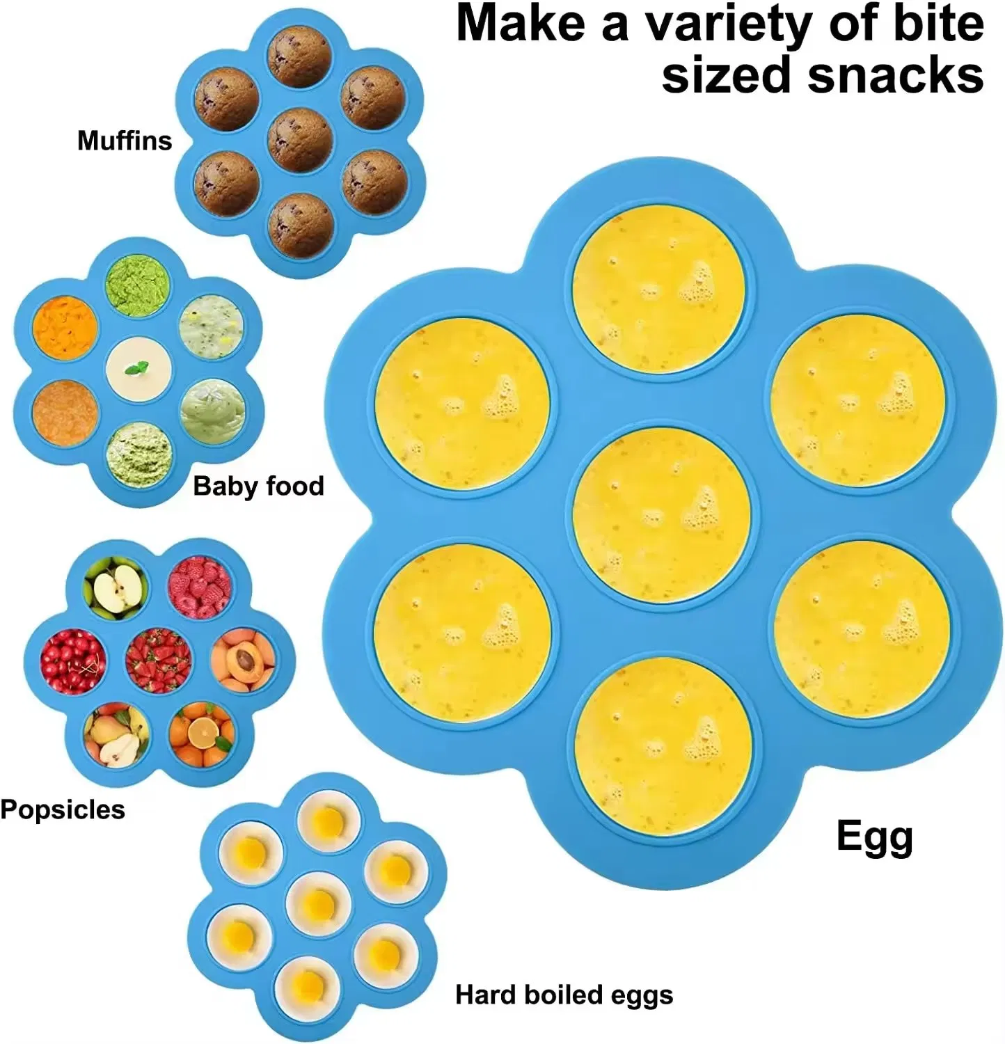 Hot Sale Multifunction Cooker Ice Cube Tray Accessories Baby Food Storage Container Silicone Storage Boxes