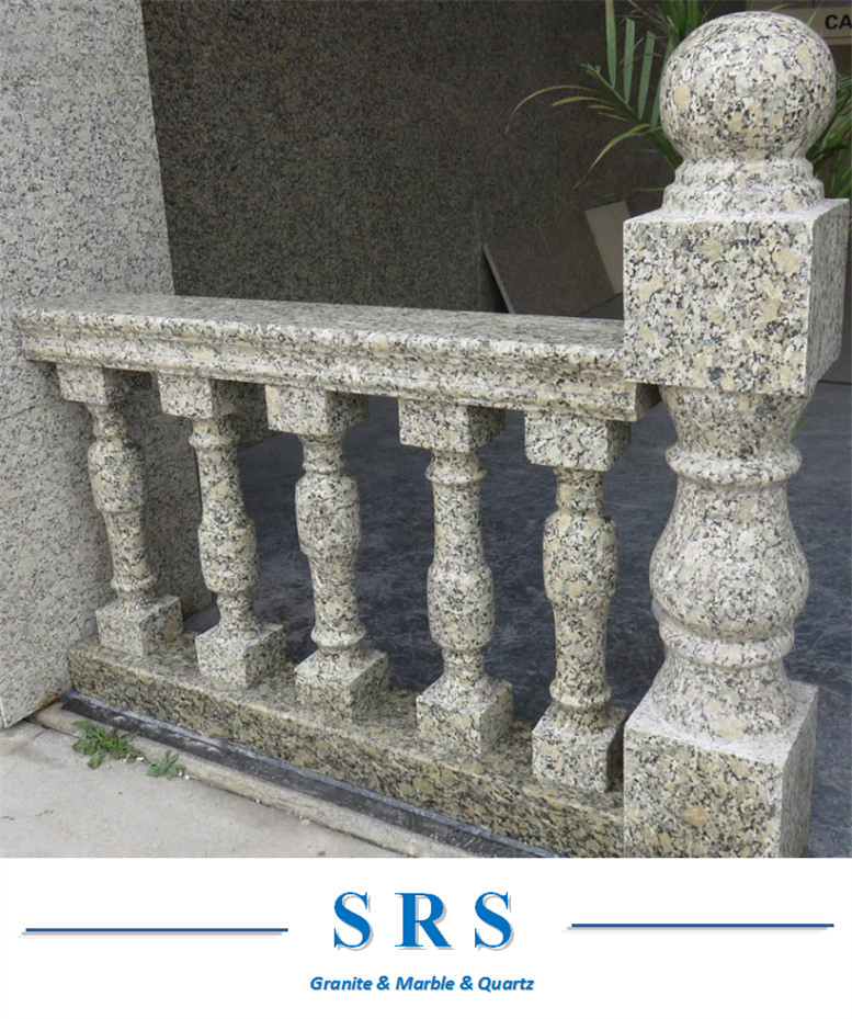 Natural Marble Granite Baluster Column Pillar Stone Column Pillar for Indoor/Outdoor Stair Decoration/Building