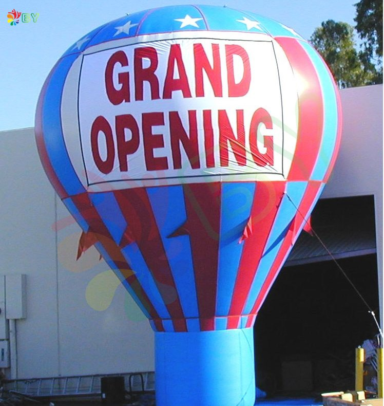 Outdoor Rooftop Large Advertising Inflatable Ground Balloon Hot Air Balloon for Sale Inflatable Balloon