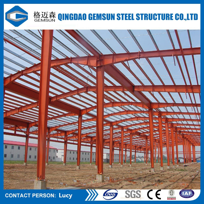 Industrial Steel Structure China Design for Warehouse/Shed GB Standard