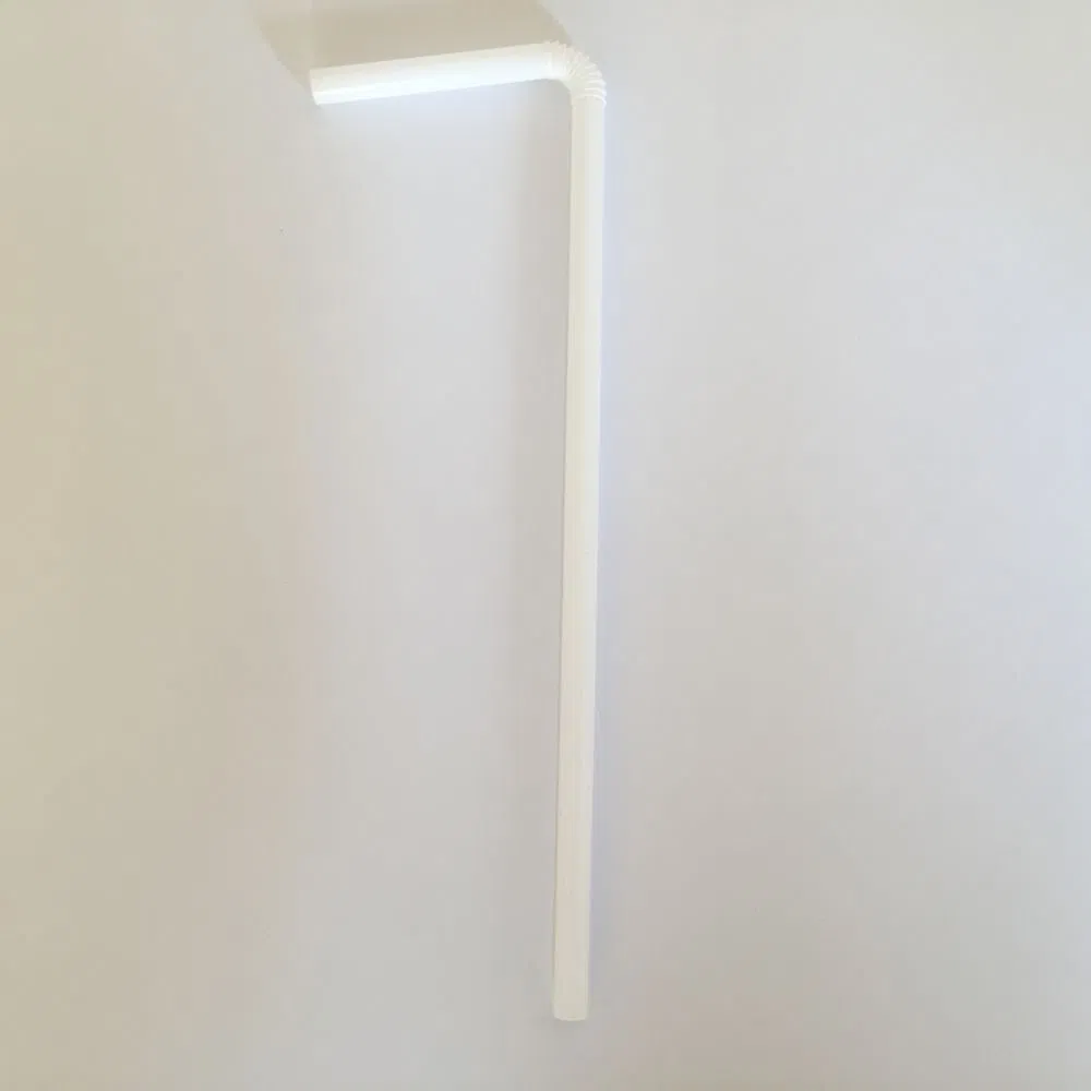 Recyclable Plastic Flexible Straws with Bulk Package for Tea, Cocktail, Juice and Other Drinks