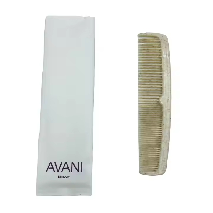 Hotel Disposable Comb Environmentally Friendly Wheat Straw Material