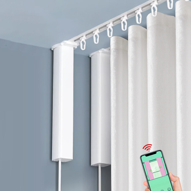 Factory Modern Ceiling Mount Aluminium Recessed Motorized Curtain Track