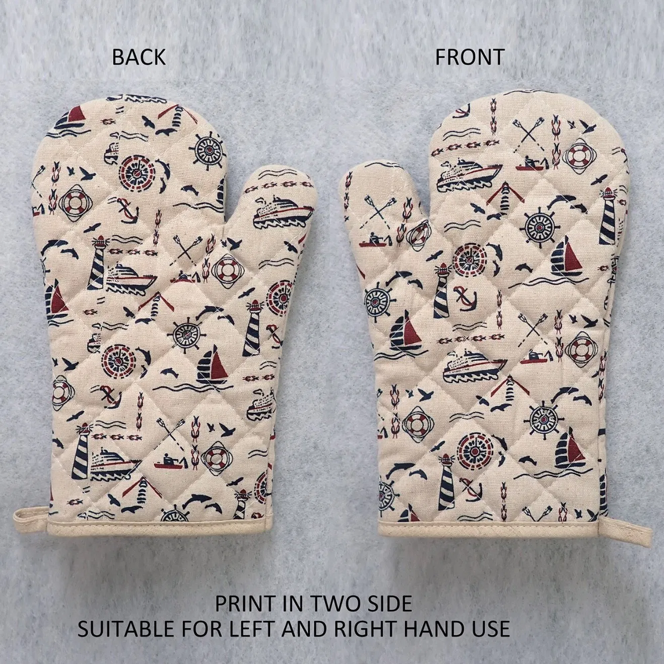 Heat Resistant Protect Hands Easy Clean 500f° Heat Resistant BBQ Cooking Baking Grilling Oven Mitt