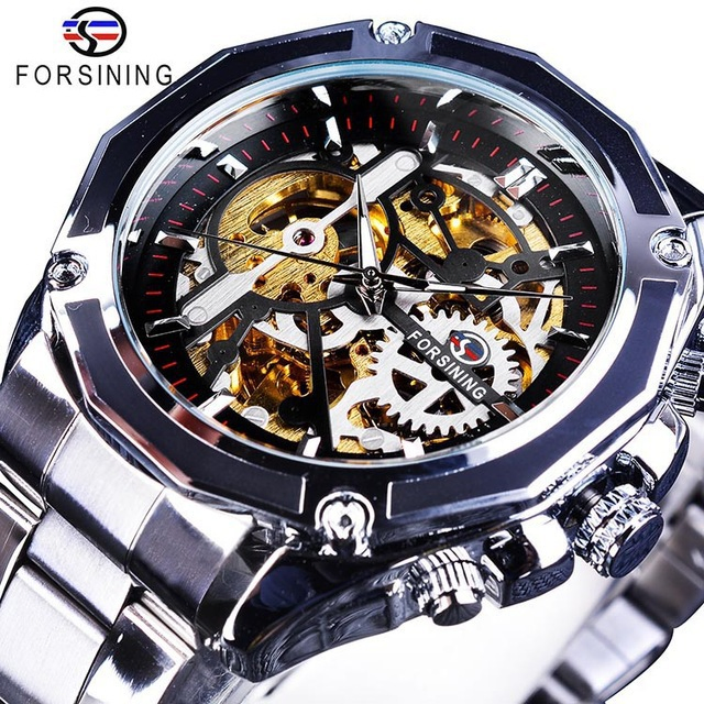 Forsining Fsg8130 Fancy Design Fashion Casual Men's Style Watch Automatic Mechanical Watch