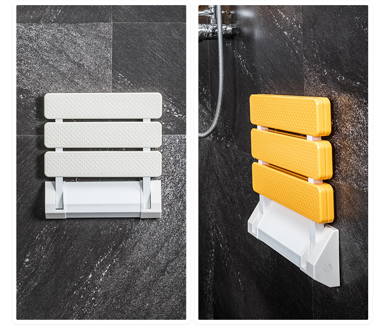 Customized Yellow and White Safety Medical Equipment Shower Chair