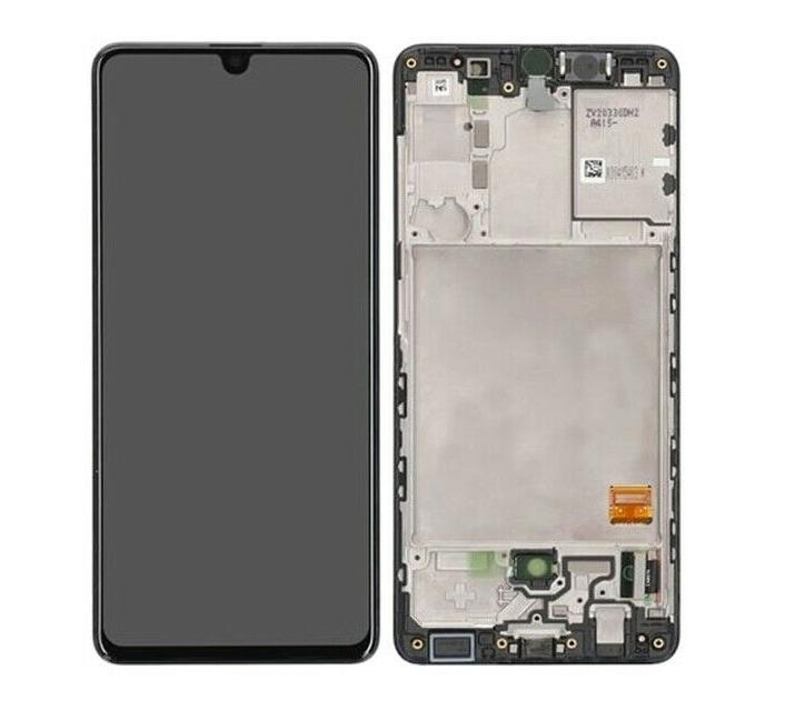 Дисплей для Samsung A41 с рамкой и сенсором