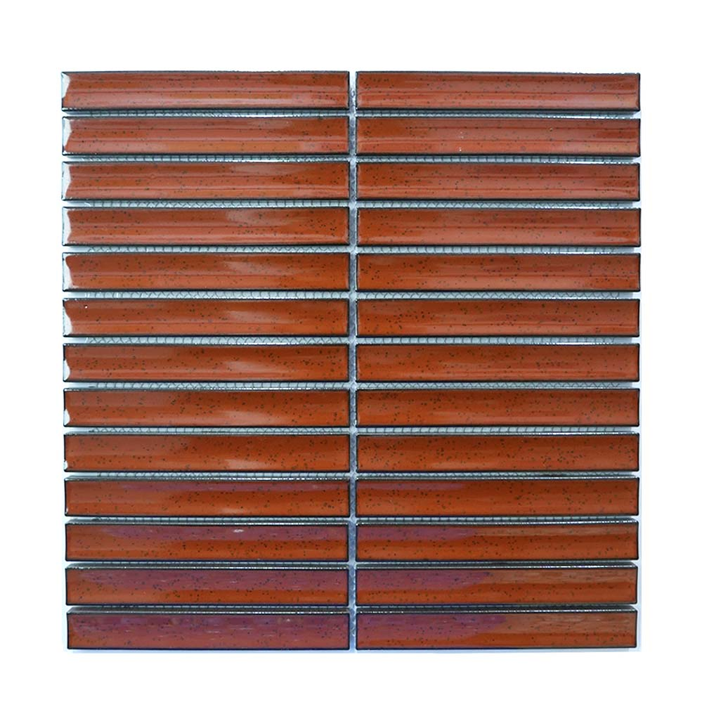 Red Ceramic Mosaic Wall Tile Floor Tile