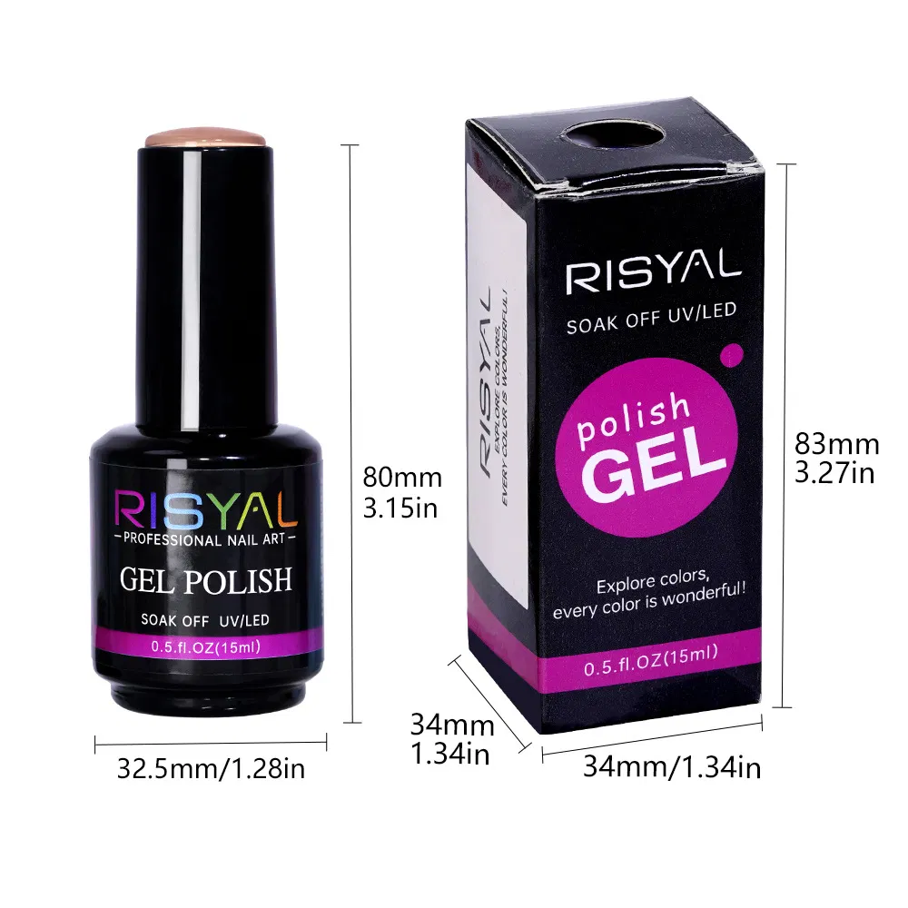Premium 12 Colors Pearlescent Gel Nail Polish Set Shimmery Iridescent Finish Salon Art Manicure Kit Polish