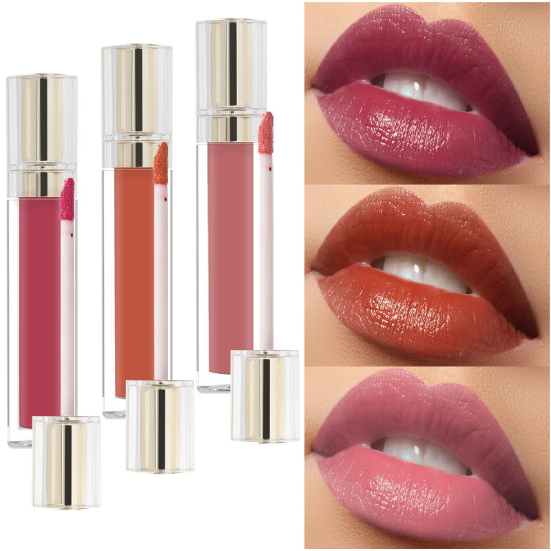 Logo Private Label Glossy Liquid Lipstick Moisturizing Long Lasting Lip Gloss