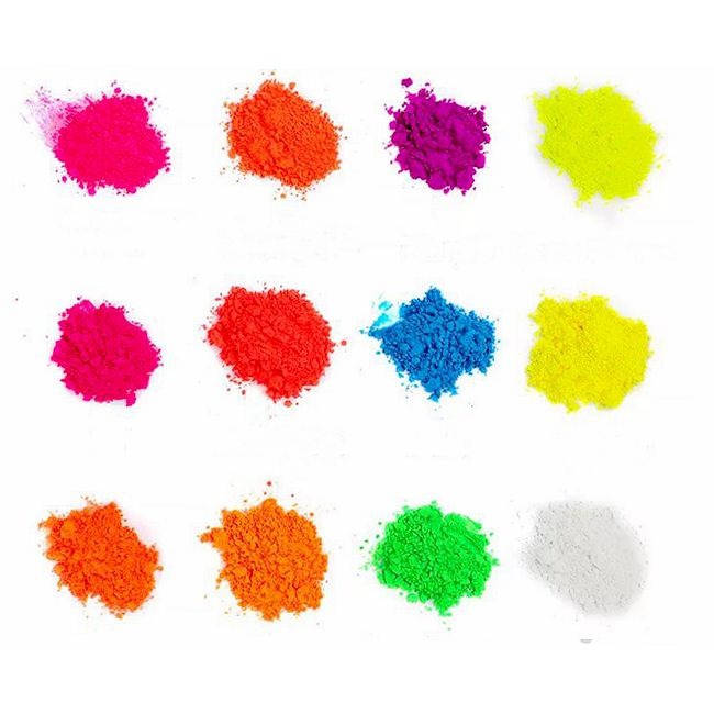 Factory Direct: Fluorescent Pigment Powder Ultra-Bright Colors for Inkjet Printing & Textile Dyeing