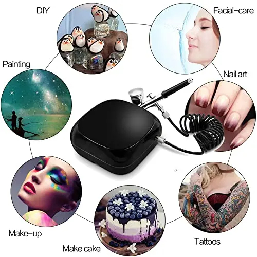 Wholesale Portable Airbrush Kit Auto Handheld Airbrush Gun for Painting Makeup Nail and Manicure