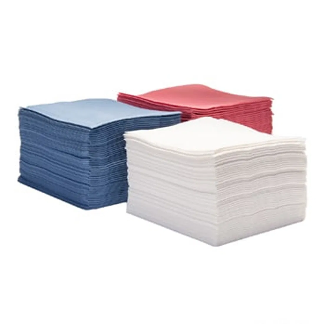 55%Cellulose 45%Polyester Blue Folding X60 Cleaning Wipes