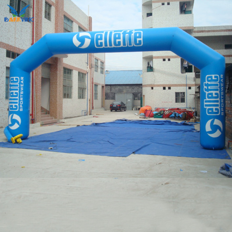 3-10m Outdoor Custom Advertising Bicycle Inflatable Start Line Arches Inflatable Race Arch