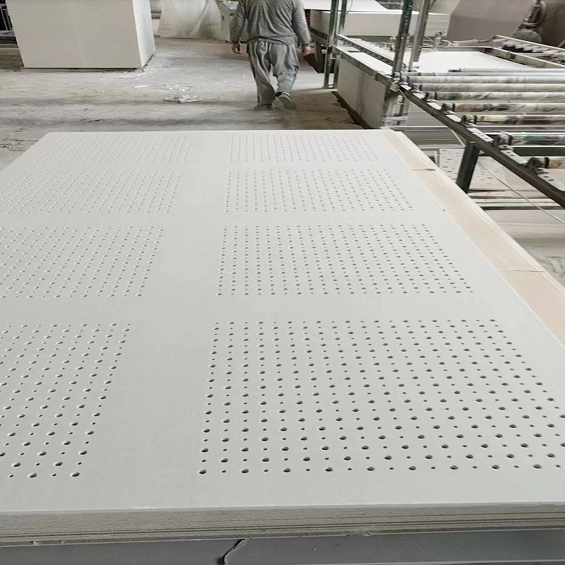 Drywall Perforated Gypsum Tile Ceiling Board