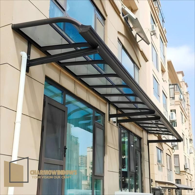 Aluminum Alloy Rain-Proof Yard Balcony Courtyard Outdoor Awnings Light Waterproof Factory Price