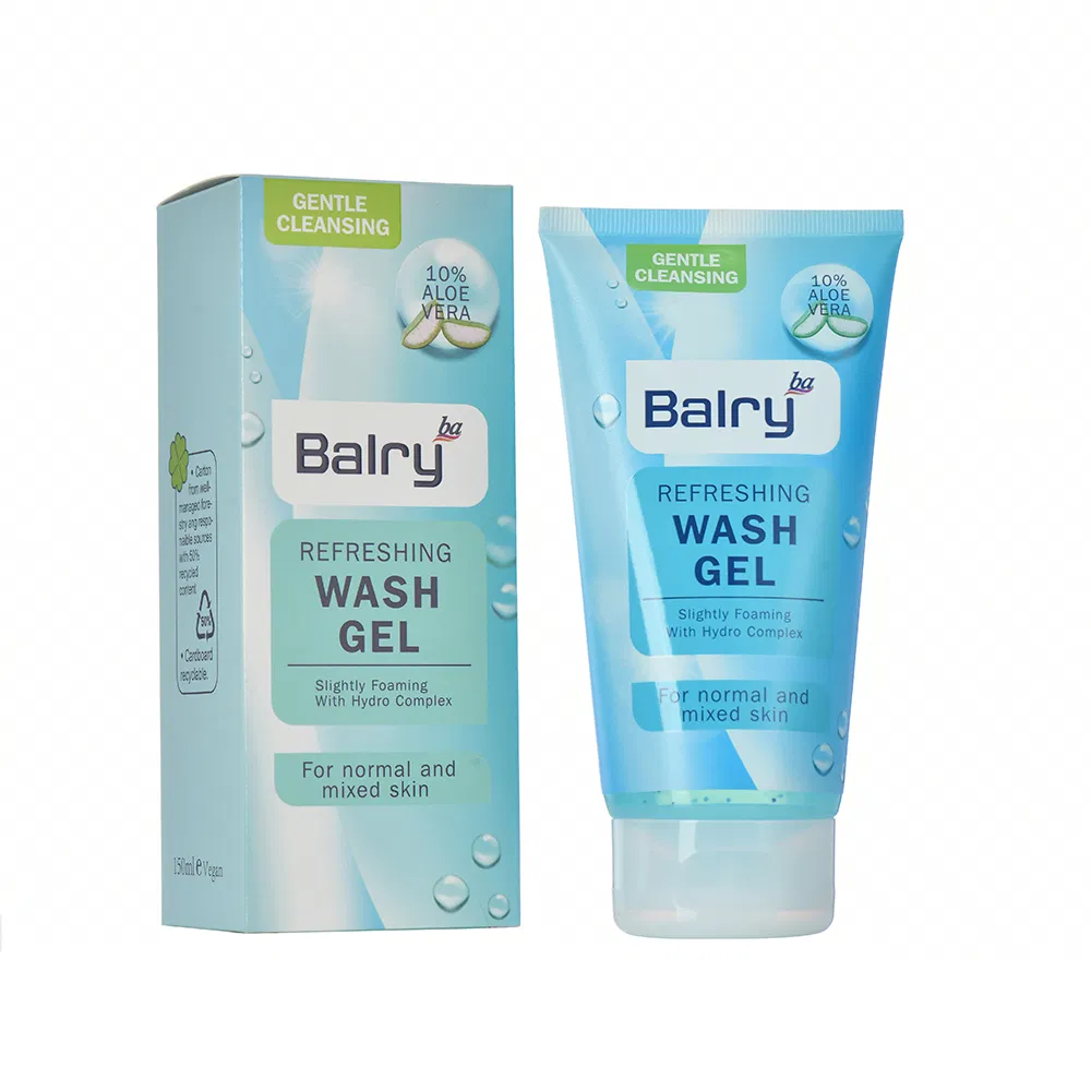 Balry Skincare Deep Cleansing Acne Treatment Moisturizing Face Wash Aloe Vera Facial Cleanser