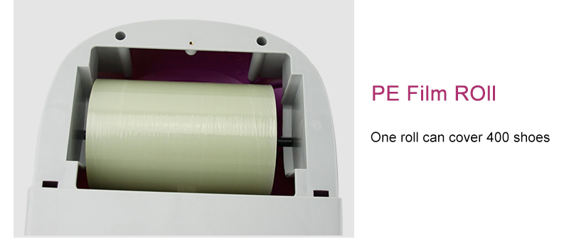 Electricity Free Shoe Cover Machine, PE Film Shoe Cover Dispenser