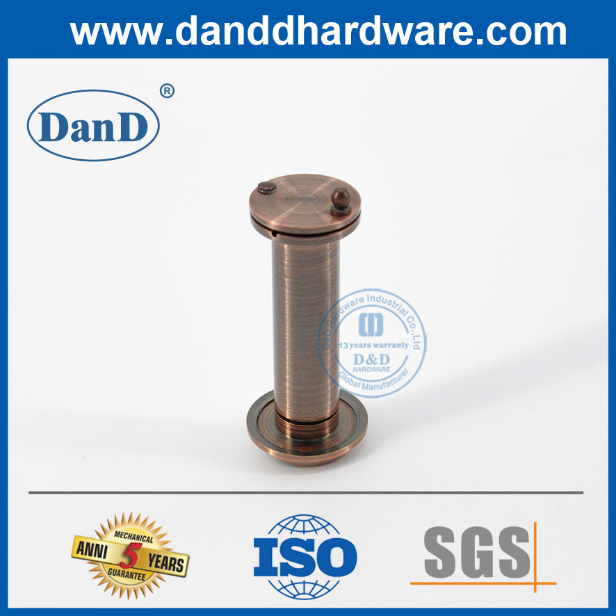 Antique Copper 180 Degree Front Door Large Peephole for Doors