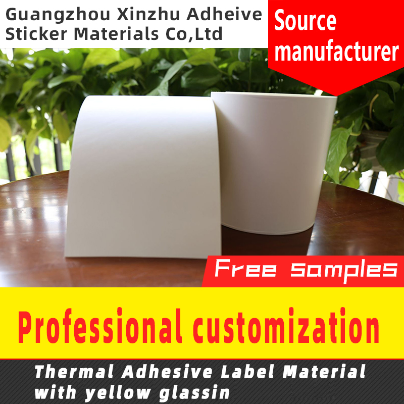 Factory Direct Thermal Adhesive Paper Coated Printing Supermarket Price Tag Raw Material