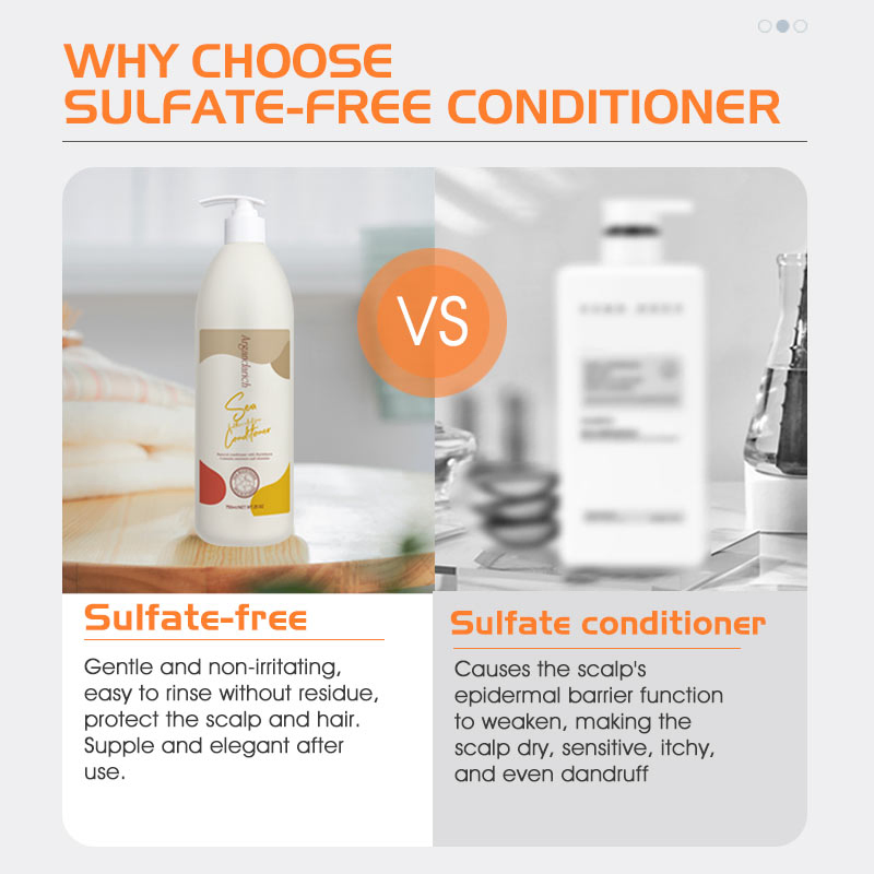Hair Salon Care Products Sulfate Free Non-Irritating&Gentle Hair Conditioner 750ml