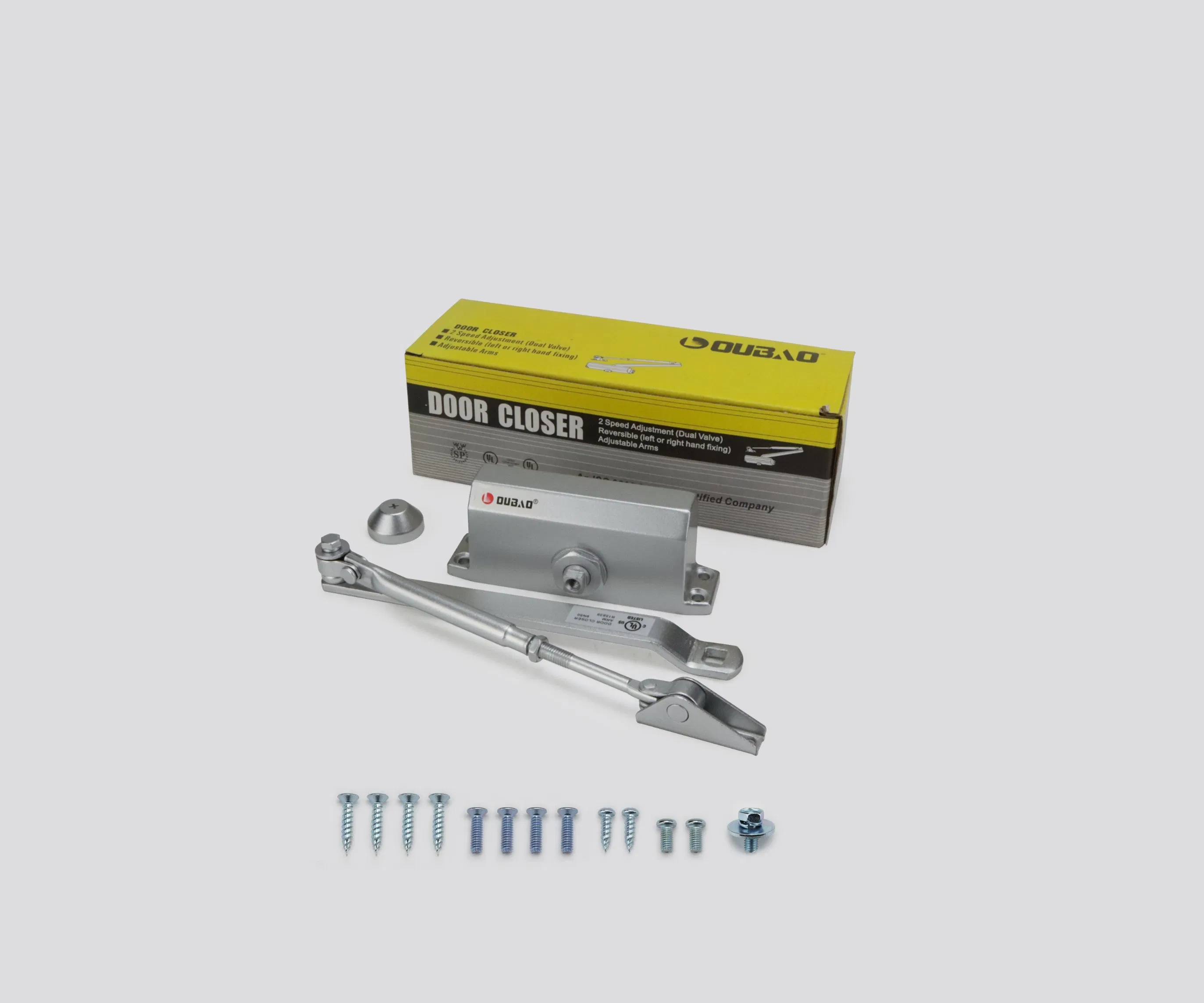 Hydraulic Fire Spring Automatic Aluminum Door Closer for Fire Door