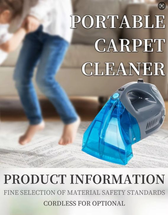 Professional Wet Dry Deep Carpet Upholstery Portable Spot Cleaner