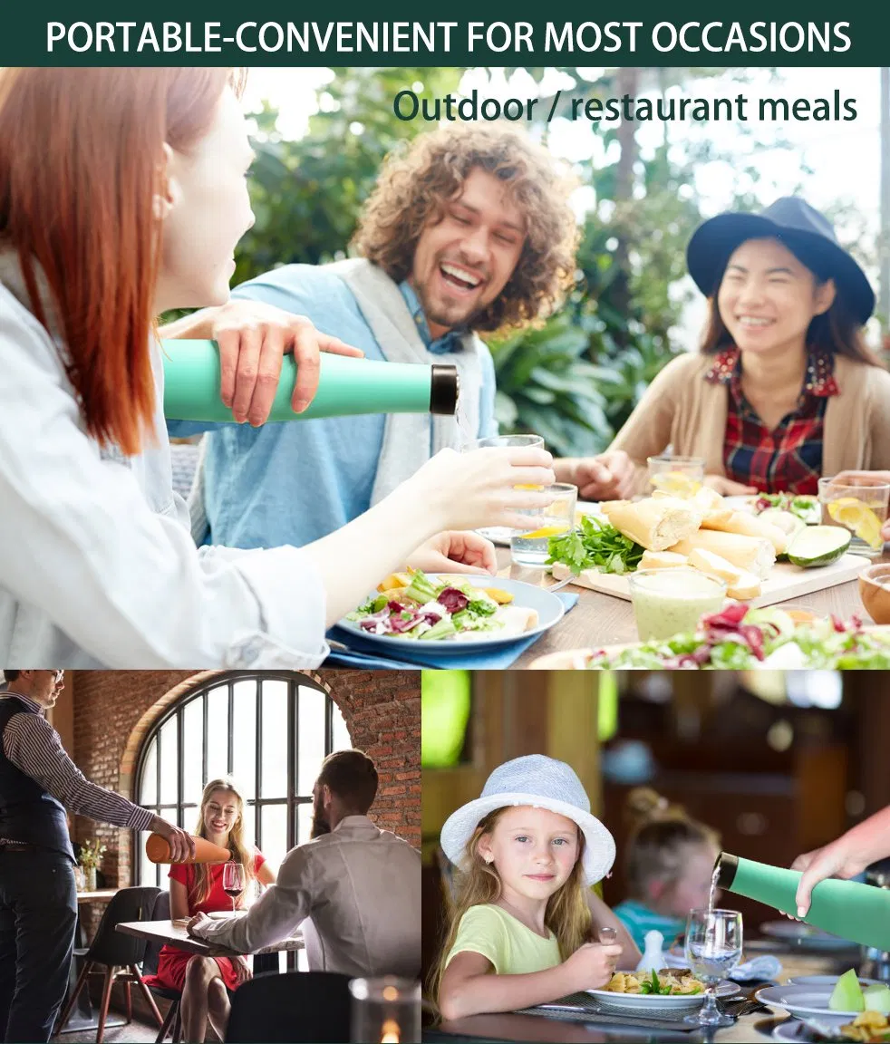 Stainless Steel Show Personal Style Home Business Setting Insulated Red Wine Bottle