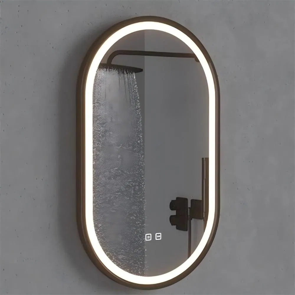 Modern LED Bathroom Mirror with Light Bath Smart Anti-Fog Wall Mounted Mirror