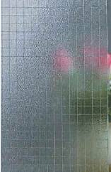 Stocked 6mm, 6.7mm Jinjing Glass Clear Nashiji Patterned Wired Glass