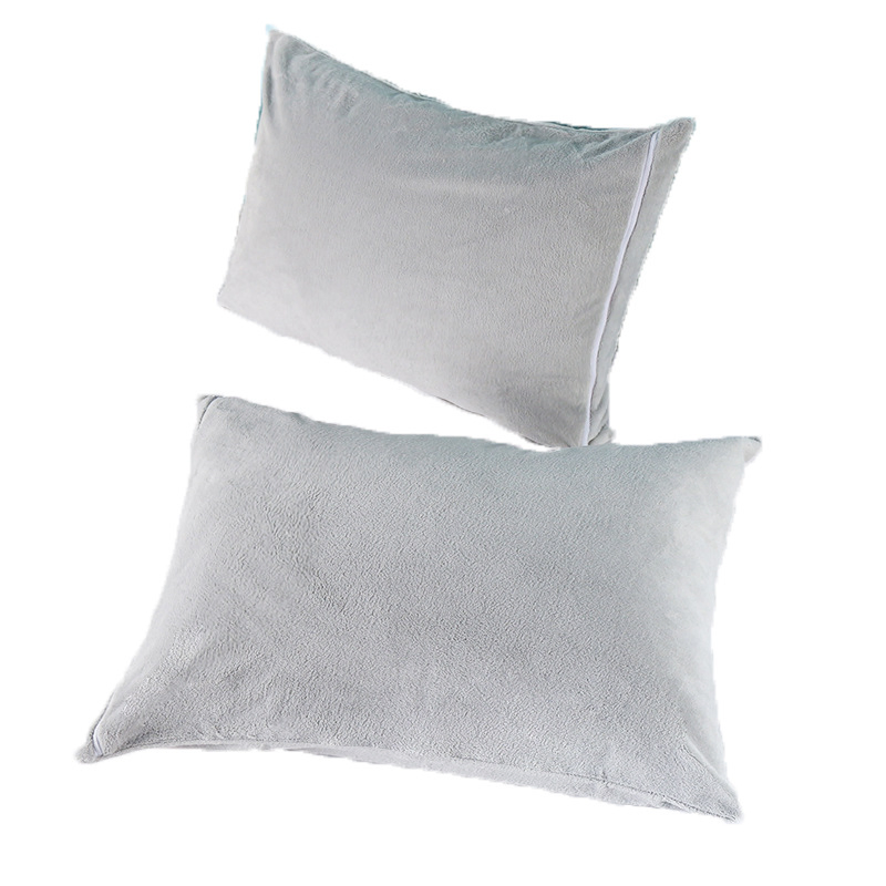 Wholesale Waterproof Polyester Coral Fleece Pillow Case Eco-Friendly Soft