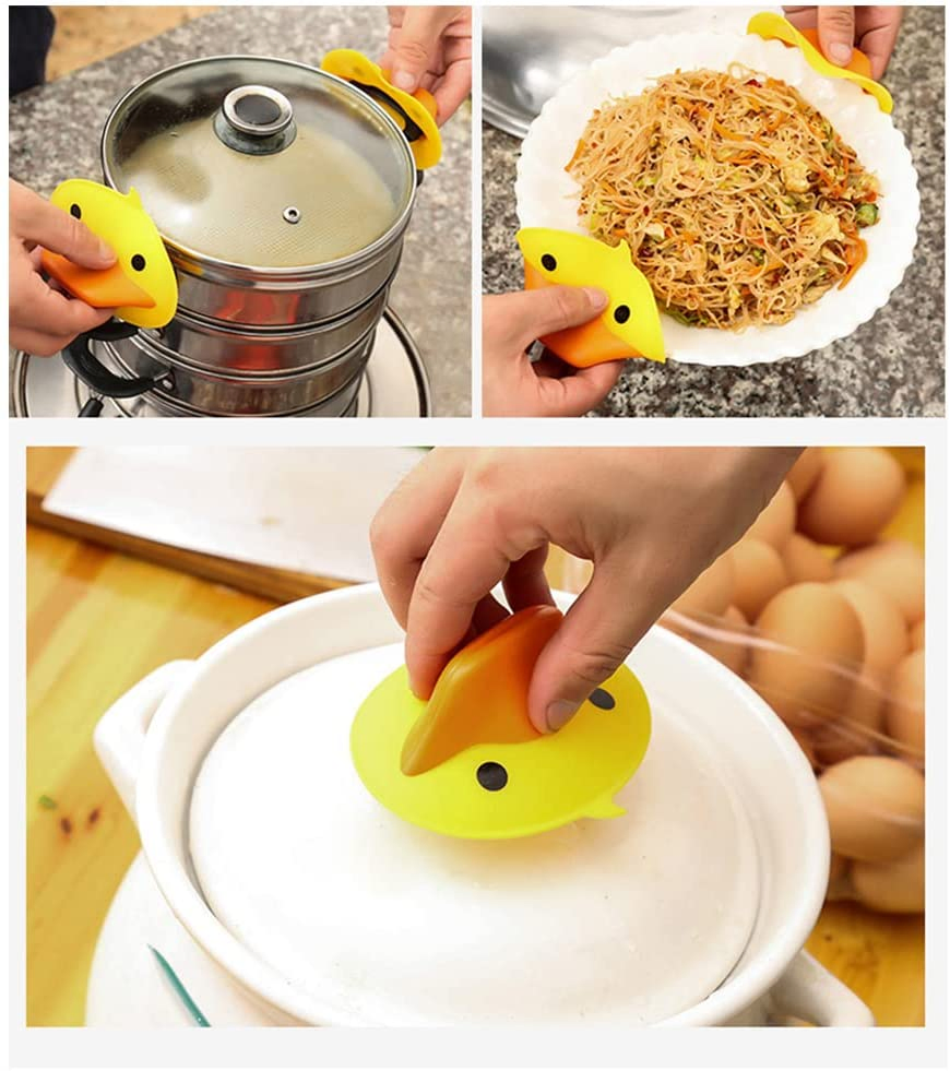 Kitchen Mittens Mini Oven Mitt Duck Pattern Small Heat Resistant Gloves