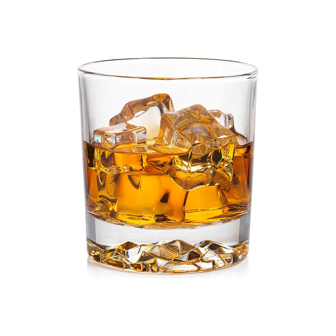 Amazon 11.5oz Old Fashioned Tumblers Lowball Rock Beverage Whiskey Glass for Finlaggan Forest Whisky Forties Four Roses