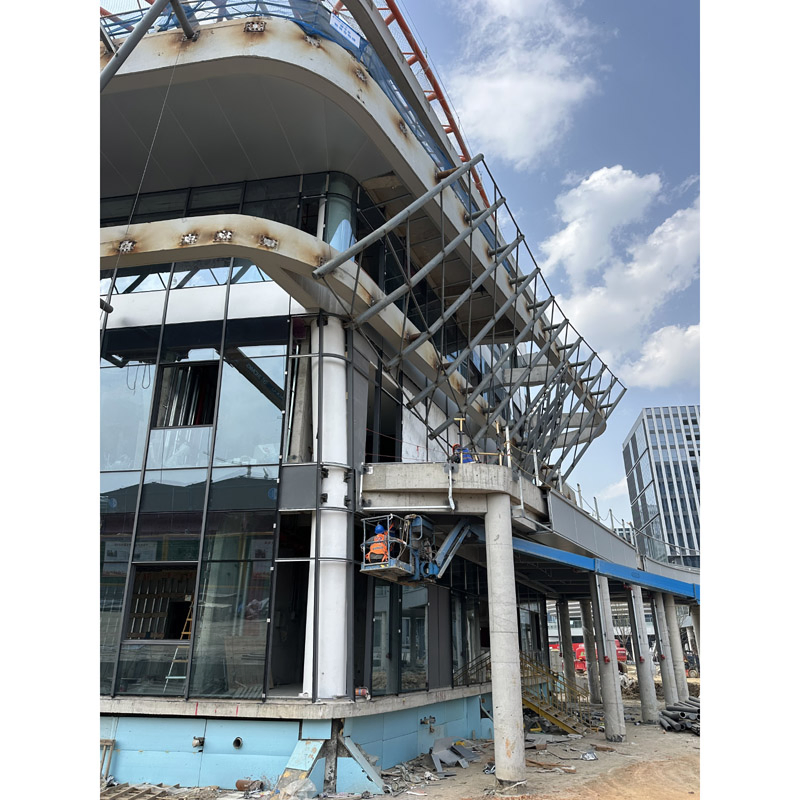 Fasec Facade Aluminium Building Curtain Walls Fronts Aluminium Curtain Wall Price