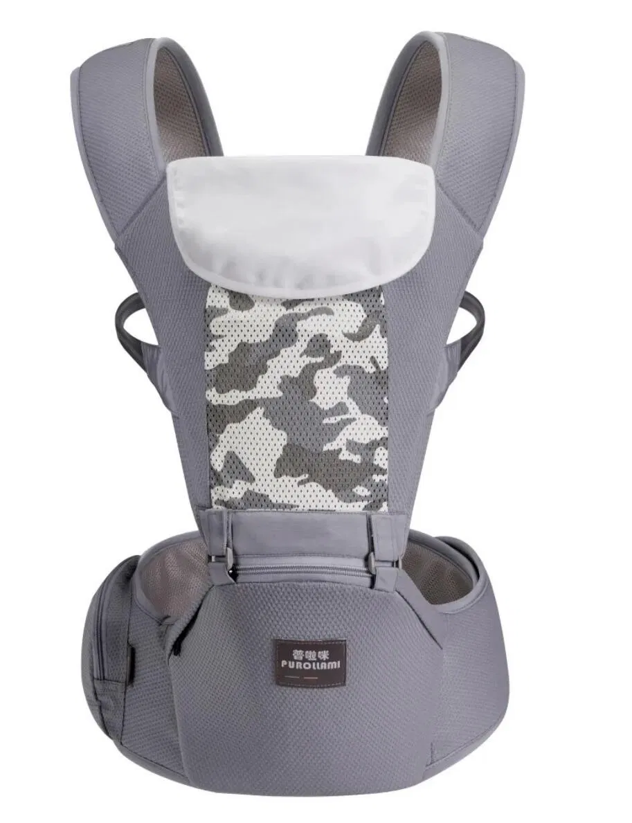 Ergonomic Baby Carrier with Adjustable Straps for All-Day Wear