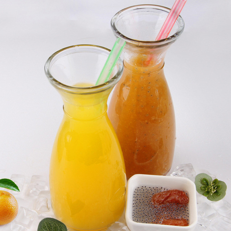 Стеклянный графин для воды с крышкой, жаропрочное стекло