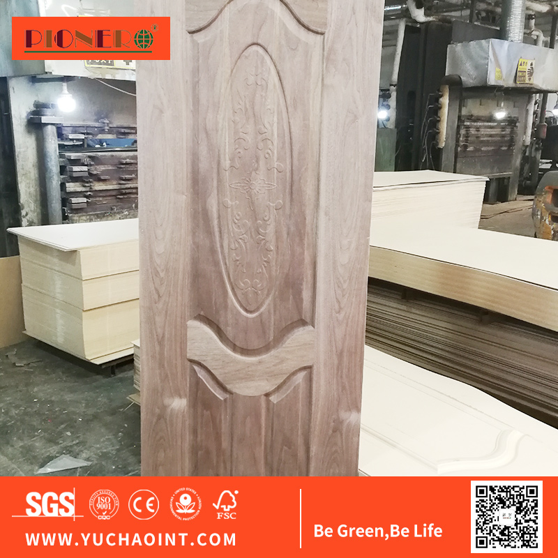 Factory Price Veneers Lamintated Molded HDF Door Skin Used Door