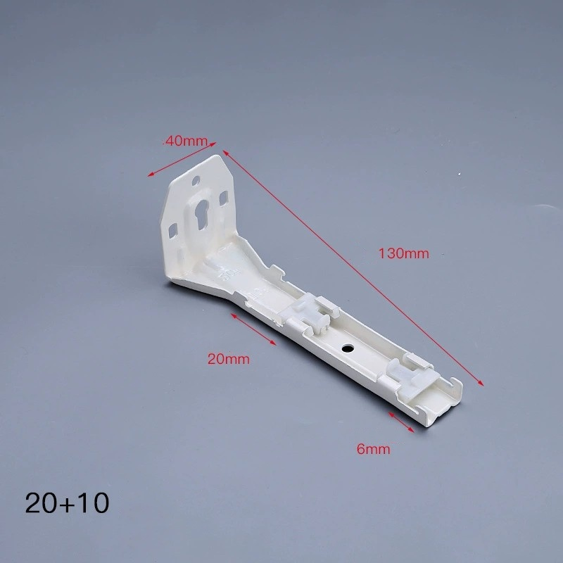 Metal Bracket with Plastic Cover Blind Roller and Curtain Accessories Ceiling Curtain Poles Tracks Blind Accessories for Window