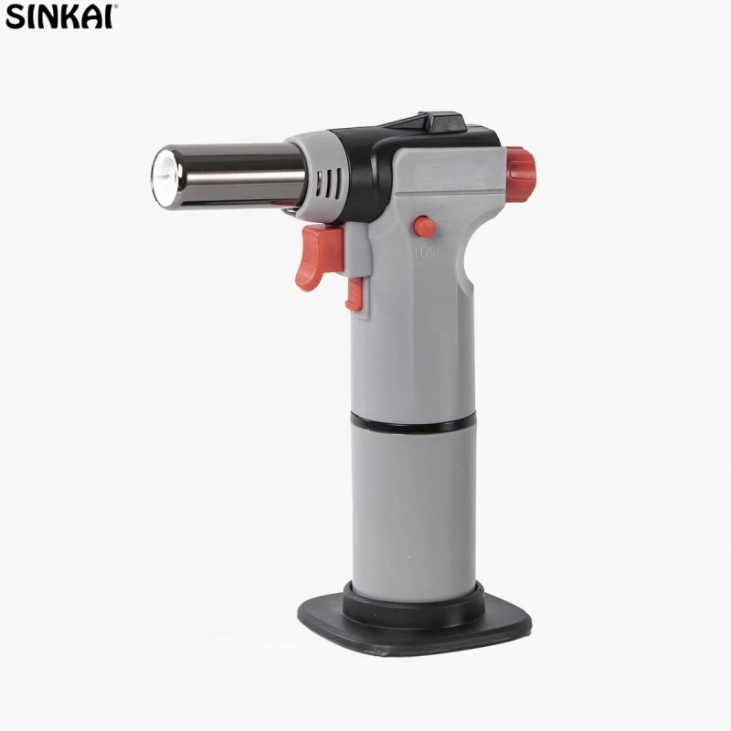 Wholesale Custom Cigarette Torch Lighter Windproof Metal Jet Butane Jet Flame for Kitchen BBQ Welding-Jet Flame Torch