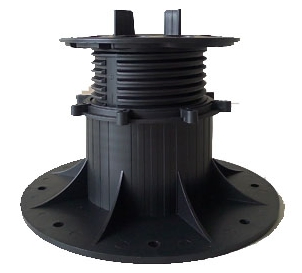 Eco Friendly WPC Decking Paver Support Plastic Adjustable Pedestal
