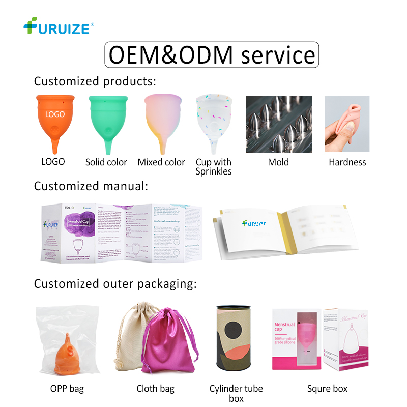 Free Sample Period Cup Soft Menstrual Cup 100% Medical Silicone Menstruation Cup CE Approved Thin Menstrual Collector