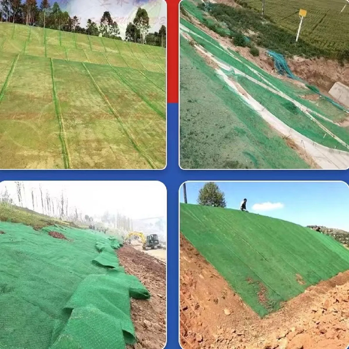 Heavy-Duty 3D Geomat for Erosion Control and Grass Cover Solutions