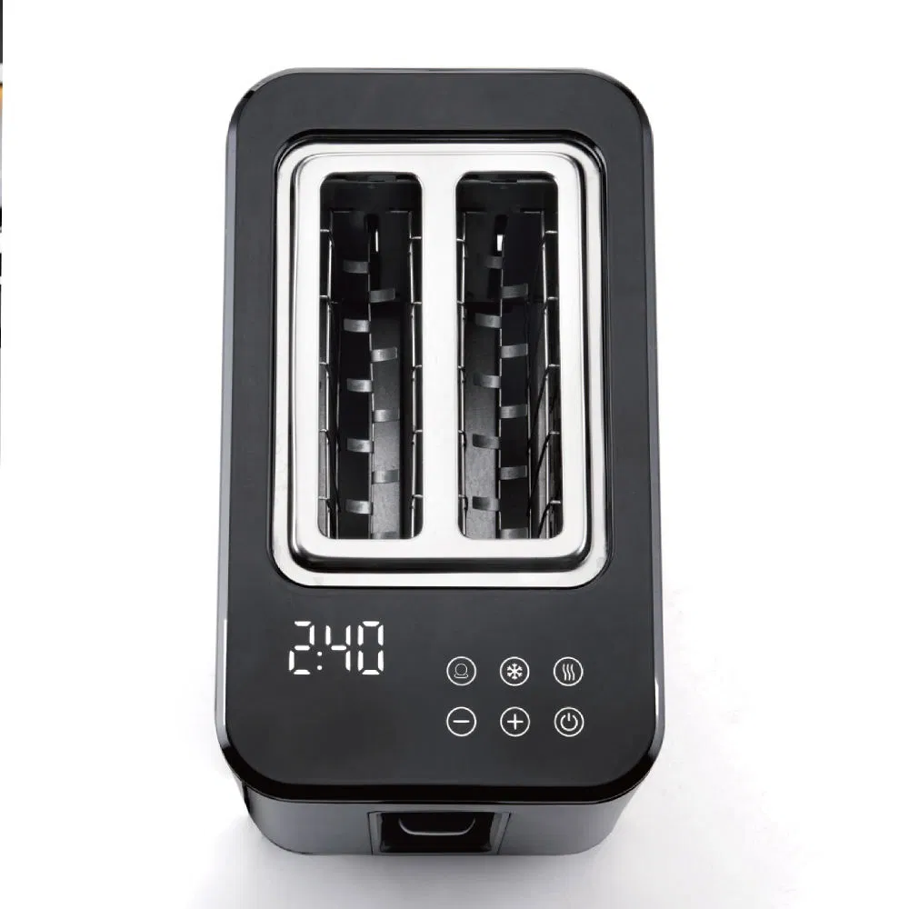 Commercial Home 2 Slice Toaster Automatic Pop-up Function Stainless Steel Toaster