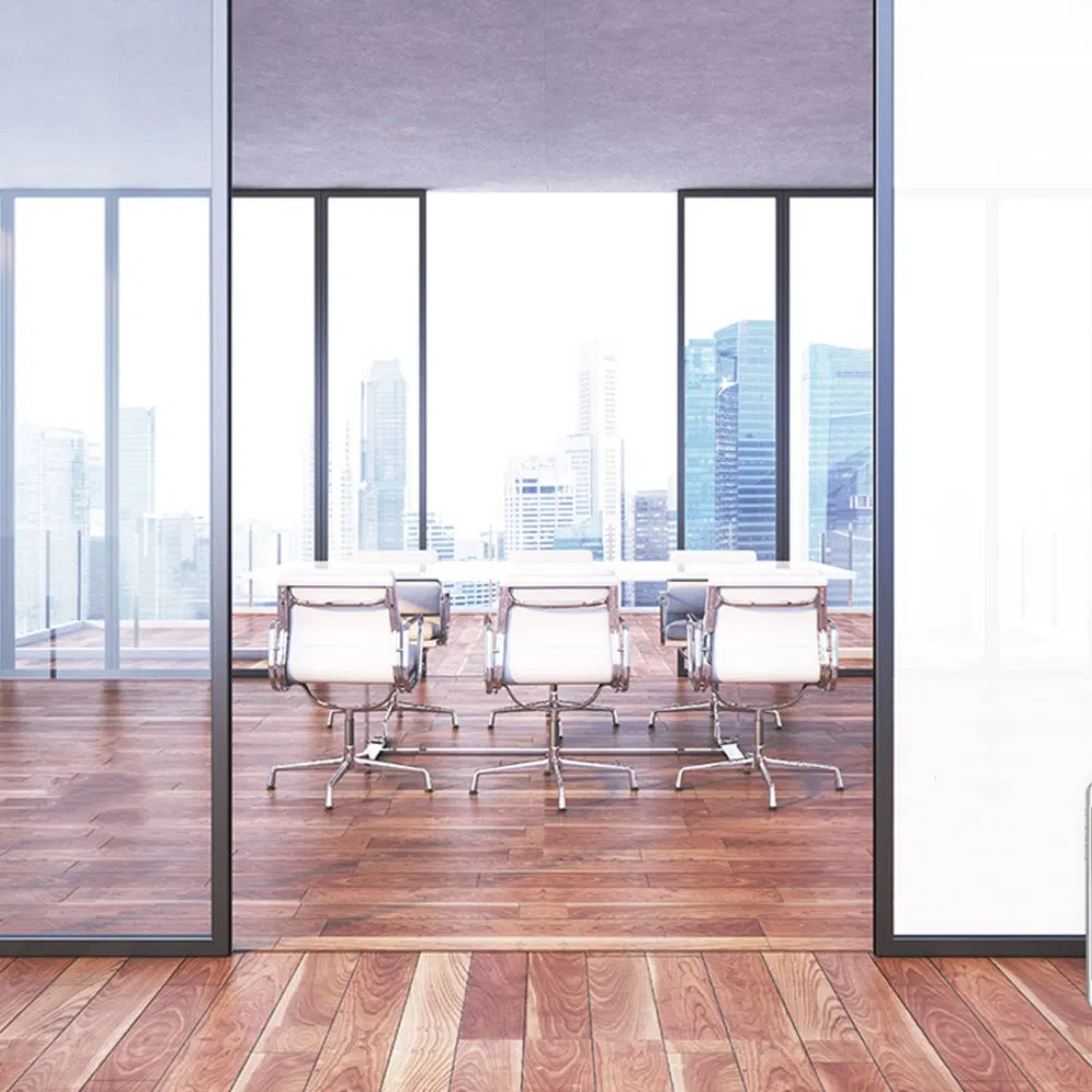 Custom Transparent /Opaque Switchable Glass /Pdlc Smart Film Glass /EVA Laminated Glass Good Quality and Low Price