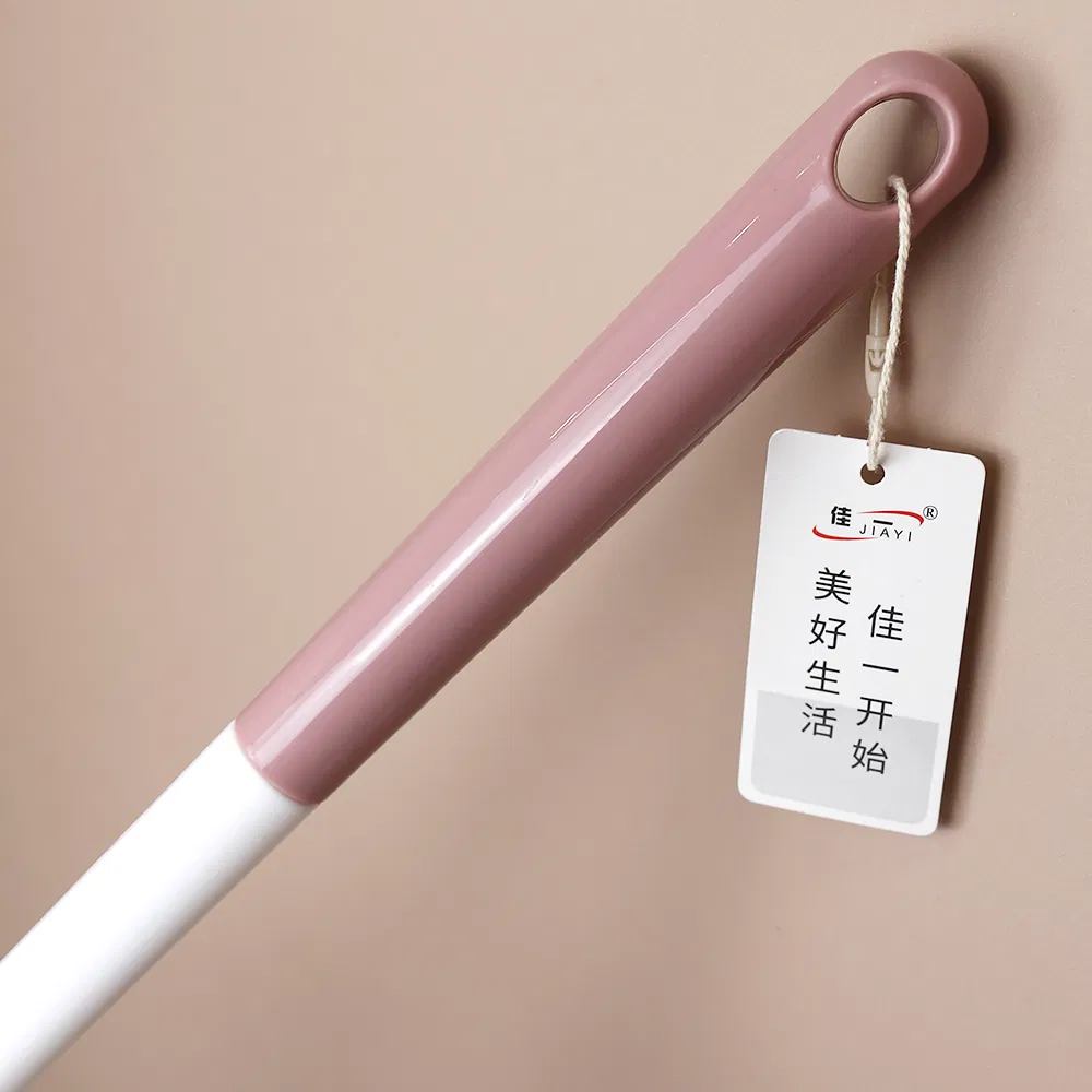 Jy1285 Ergonomic Non-Slip Toilet Brush with Double-Sided Head and Storage Hanger