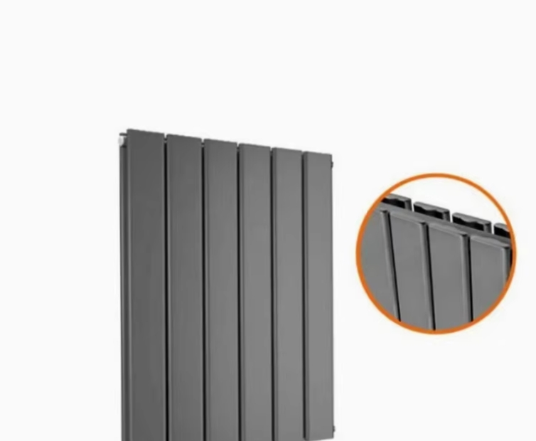 Height Black Aluminum Flat Vertical Panel Radiator Hot Water Heating Radiator