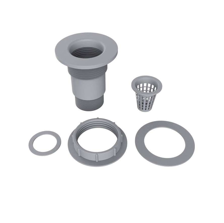 Safe Gray Water Pipe Installation Accessories Eyewash Shower