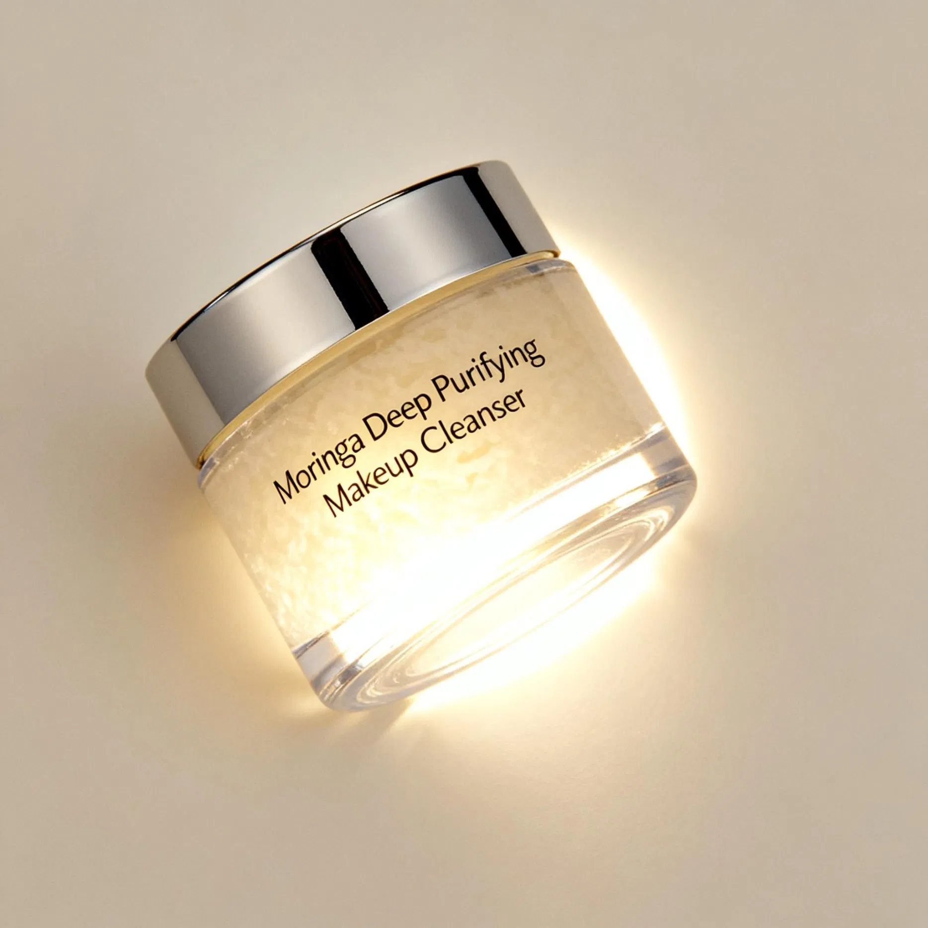 Gentle Tear-pH Balanced and Soothing Face Cleanser with Moringa Oil and Bisabolol for Eye Area Safe Makeup Removal