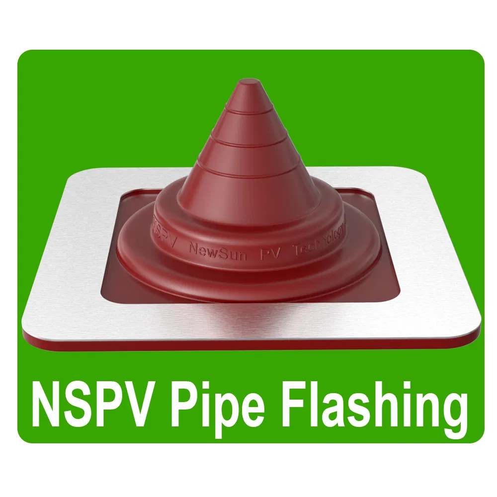 Roof Pipe Flashing Rubber and Aluminum Pipe Size 35mm Max